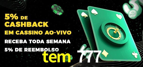 Promoções do cassino ao Vivo tem 777